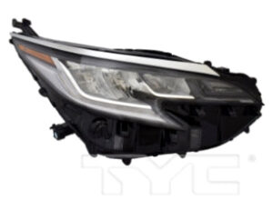 Toyota Sienna Headlight LED Passenger Side Chrome Bezel Led Lower Strip For Limited 2021-2025