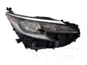 Toyota Sienna Headlight Passenger Side Black Bezel/Lower Led Strip Xse/25Th Anniversary 2021-2024 Capa