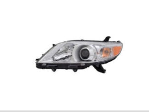 Toyota Sienna Headlight Hid Headlight Driver Side Chrome Bezel 2011-2014 Capa