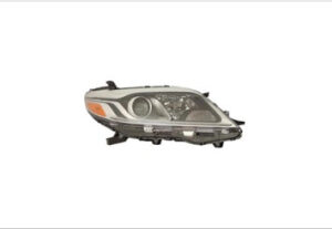 Toyota Sienna Headlight Hid Headlight Passenger Side Chrome Bezel 2015-2020