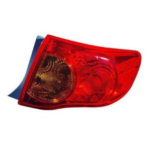 Toyota Corolla Tail Light Passenger Side North America Built Sedan 2009-2010 Capa