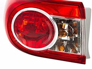 Toyota Corolla Tail Light Driver Side North American Built Sedan 2011-2013