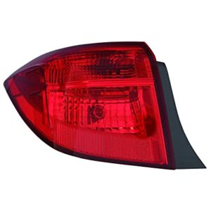 Toyota Corolla Tail Light Driver Side Led Sedan 2017-2019