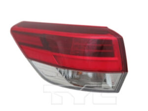 Toyota Highlander Tail Light Driver Side W/ Side Led Marker Highlander/Hyb 2017 Capa