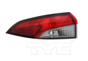 Toyota Corolla Tail Light Driver Side Smoked Lens 2020-2022 Capa