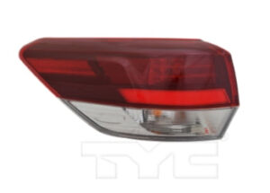 Toyota Highlander Tail Light Driver Side Smoked Lens Se Models 2019