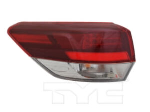 Toyota Highlander Tail Light Driver Side Smoked Lens Se Models 2019