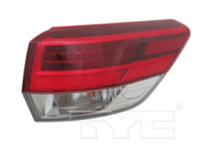 Toyota Highlander Tail Light Passenger Side W/ Side Led Marker Highlander/Hyb 2017 Capa