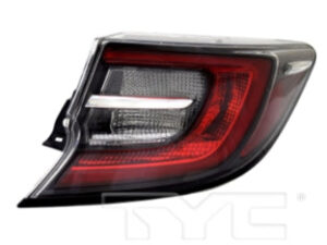 Toyota Corolla Tail Light Passenger Side 2019-2022 Capa