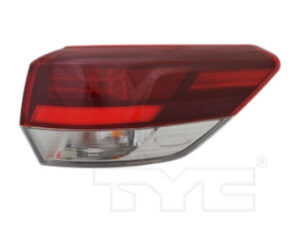 Toyota Highlander Tail Light Passenger Side Smoked Lens Se Models 2019