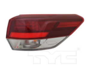 Toyota Highlander Tail Light Passenger Side Smoked Lens Se Models 2019