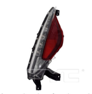 Toyota Prius Back Up Light Driver Side On Rear Bumper Prius_Prime 2017-2022 Capa