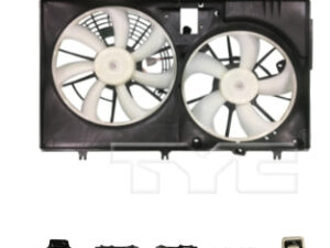 Toyota Sienna Dual Rad/Cnd Fan 3.5L V6 2017-2020 (Oe 16361-0P180. Same As To3115200)
