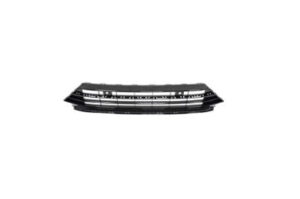 Volkswagen Tiguan Bumper Cover Bumper Grille Painted Gloss Black For R-Line 2018-2021