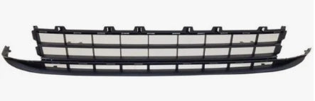 Volkswagen Jetta Bumper Cover Front Center Bumper Grille Textured Black Without Sensors Jetta 2022-2023 (Exc Gli)