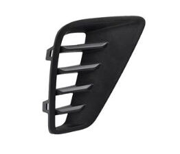 Volkswagen Atlas Bumper Cover Front Bumper Grille Passenger Side Textured Black Without R-Line 21-23/Cross_Sport 20-23