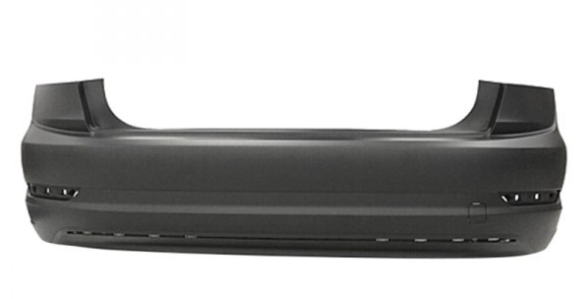 Volkswagen Jetta Bumper Cover Rr Bumper Without Sensor Jetta 2019-2021 (Exc Gli/R-Line/Sel Premium) Capa