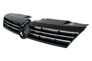 Volkswagen Jetta Grille Mat-Black/Chrome Moulding Jetta 2011-2014 (DOES NOT FIT Gli / Hybrid MODELS)