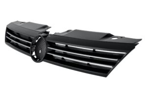 Volkswagen Jetta Grille Mat-Black/Chrome Moulding Jetta 2011-2014 (DOES NOT FIT Gli / Hybrid MODELS)