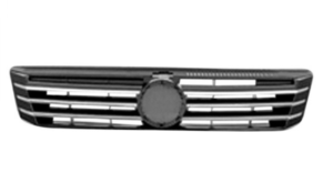 Volkswagen Passat Grille Painted Black W/ Six Chrome Molding Strips 2012-2015