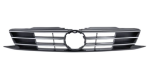 Volkswagen Jetta Grille Black/Chrome Molding Without Collision Warning Jetta Sedan 2015-2018 (DOES NOT FIT Gli MODELS)
