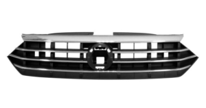 Volkswagen Jetta Grille Black/Chrome Moldings 2019-2021 (Fits All DOES NOT FIT Gli And R-Line MODELS)