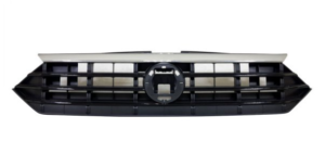 Volkswagen Jetta Front Grille Black/Chrome Upper Molding For R-Line 2019-2021