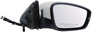 Volkswagen Jetta Mirror Passenger Side Pwr/Heat/Signal With Primed Cover With Folding Jetta 11-18