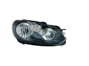 Volkswagen Gti Headlight Halogen Headlight Passenger Side Golf/Gti 2010-2014 Capa