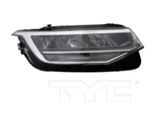Volkswagen Tiguan Headlight Passenger Side Without Adaptive Trendline & Comfortline 2022-2024 Capa (5Nl941036A)