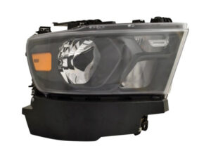 Ram 2019-2024 Headlight Halogen Headlight Passenger Side Black Bezel Pickup-Ram-1500 2019-2024 Capa