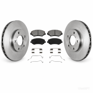 Rear Brake Rotor and Ceramic Pad Set – Compatible with Nissan Rogue
