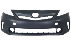 Toyota Prius Bumper Cover Fr Bumper Primed For Halogen Lights Without Washer Hole /Sensor Hole V 2012-2014