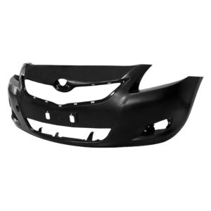 Toyota Yaris Bumper Cover Front Bumper Primed Sedan 2007-2011 (DOES NOT FIT 09-11 S-Models) Capa