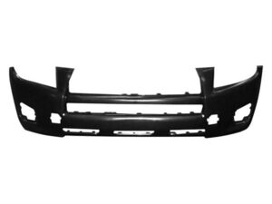 Toyota Rav4 Bumper Cover Front Bumper Primed Without Flare Holes For Base Model 2009-2012 Capa