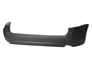 Toyota Sienna Bumper Cover Rear Bumper Primed Without Parking Sensor Holes 2004-2010