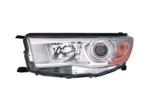 Toyota Highlander Headlight Driver Side Bright Chrome-Bezel Highlander/ Hybrid 2014-2016
