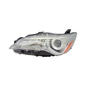 Toyota Head Headlight Driver Side Smoked Chrome Bezelbl Se/Xse Models Camry/Hyb 2015-2017