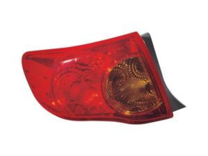 Toyota Corolla Tail Light Driver Side North America Built Sedan 2009-2010