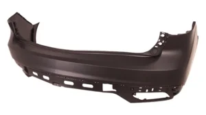 Acura MDX Bumper Rear Primed Without Lane Keep Assist CAPA Certified 2014-2016