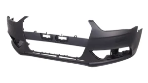 Audi A4 Bumper Front Without S-line Package With H/L Washer Without Sensor Primed Black 2013-2016