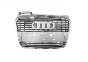 Audi A4 Grille (chrome/primed-black) Without S-line Package 2005-2008