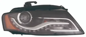Audi A4/S4 Head Lamp Driver Side Xenon Without Curve From 6/21/10 High Quality 2011-2012