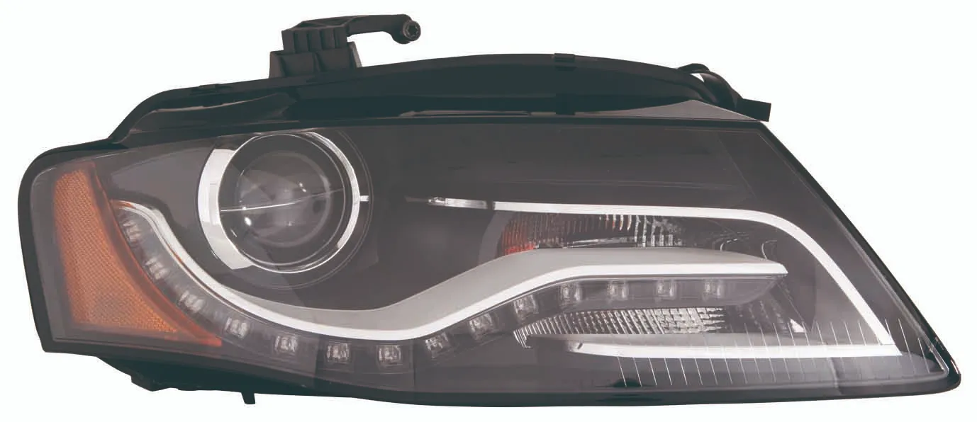 Audi A4/S4 Head Lamp Driver Side Xenon Without Curve From 6/21/10 High Quality 2011-2012