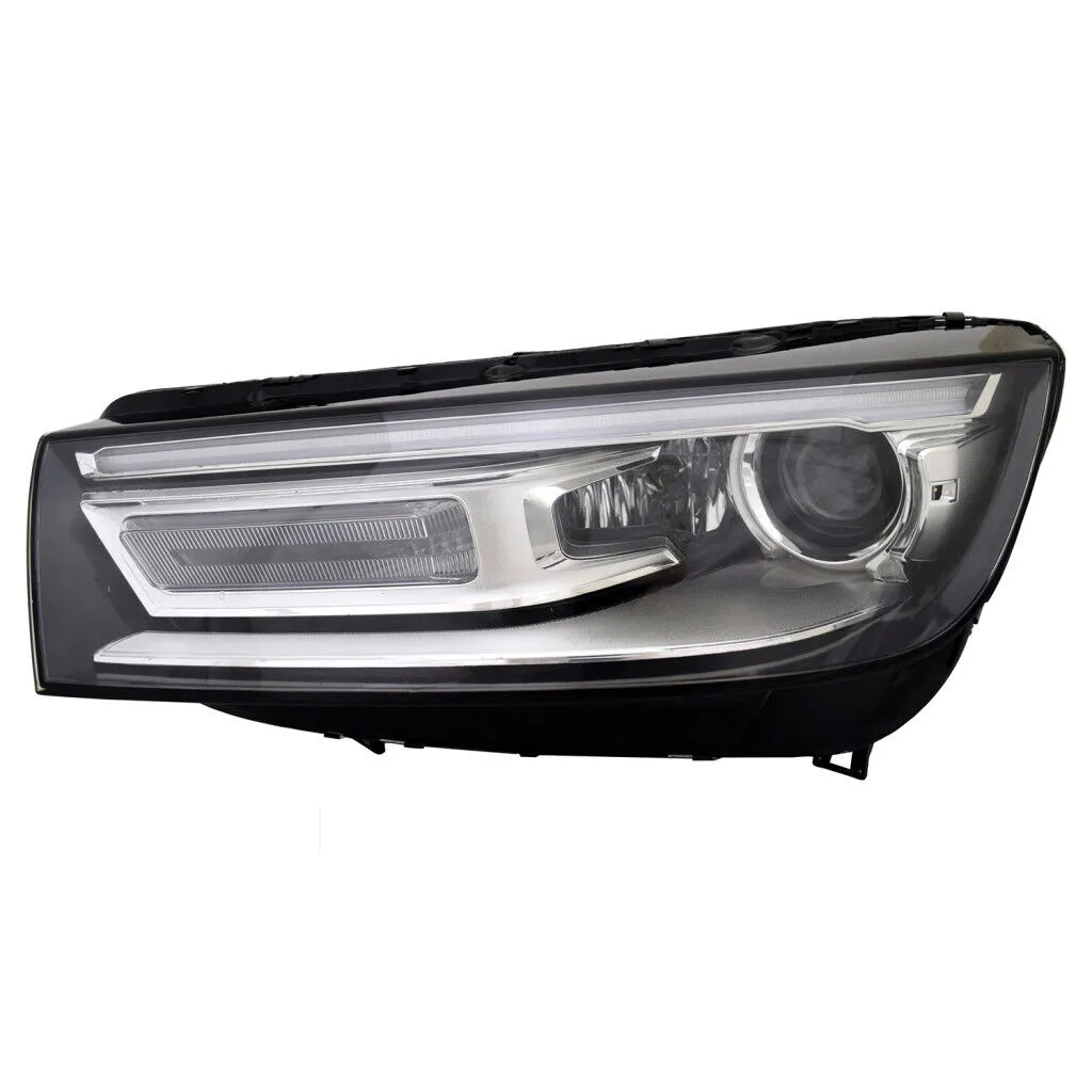 Audi Q5/SQ5 Head Lamp Driver Side Hid Excludes Logo High Quality 2018-2020