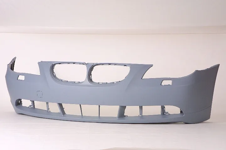 BMW 5 Series Bumper Front Primed Gray Without M Package Without Sensor Hole 2004-2007