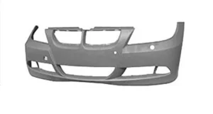 BMW 3 Series Sedan/3 Series Wagon Bumper Front With sensor/h/lp Wash Hole Primed 2006-2008
