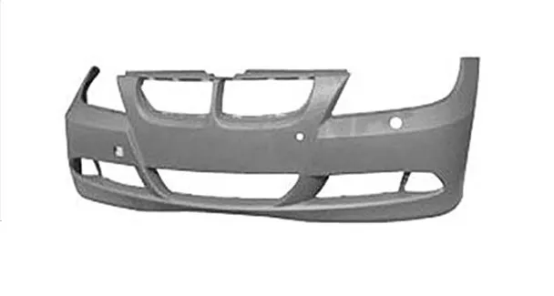 BMW 3 Series Sedan/3 Series Wagon Bumper Front With sensor/h/lp Wash Hole Primed 2006-2008