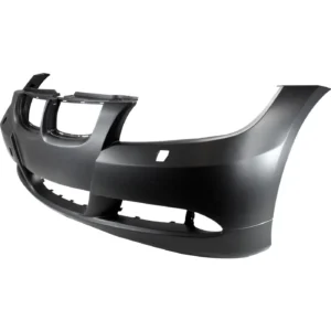 BMW 3 Series Sedan/3 Series Wagon Bumper Front Without Sensor Hole With H/LP Wash Hole Primed CAPA Certified 2006-2008