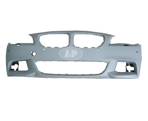 BMW 5 Series Bumper Front With Sensor Hole Without Side Cam Hole With M Package Primed 2011-2013